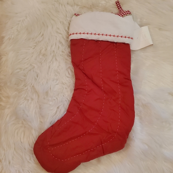 Pottery Barn Dancing Kitty Quilted Holiday Stocking - "Maggie" - Picture 4 of 8